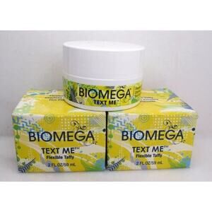 BIOMEGA TEXT ME FLEXIBLE‎ TAFFY 2 OZ BOXED LOT OF 2